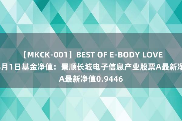 【MKCK-001】BEST OF E-BODY LOVERS 2008 8月1日基金净值：景顺长城电子信息产业股票A最新净值0.9446