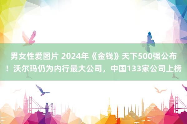 男女性爱图片 2024年《金钱》天下500强公布！沃尔玛仍为内行最大公司，中国133家公司上榜