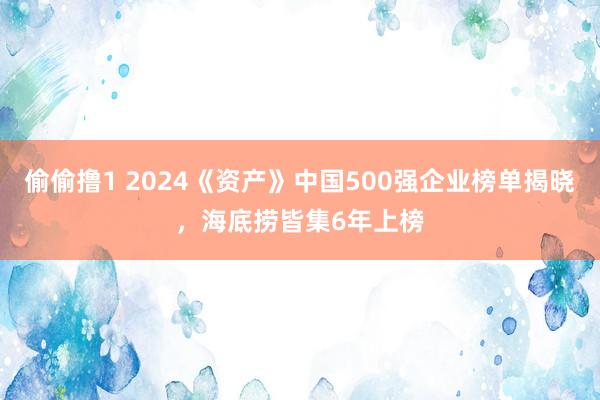 偷偷撸1 2024《资产》中国500强企业榜单揭晓，海底捞皆集6年上榜