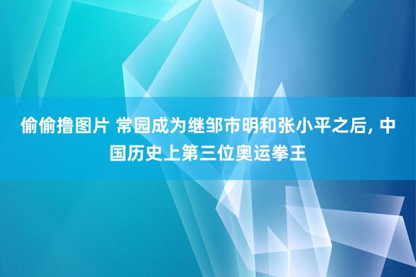 偷偷撸图片 常园成为继邹市明和张小平之后， 中国历史上第三位奥运拳王